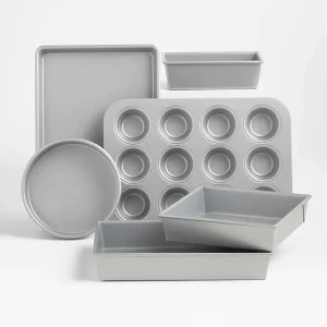 6-Piece Silver Non-Stick Bakeware Set
