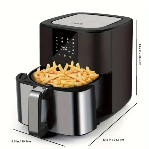 KitCook Large Air Fryer, 1500W 7QT AirFryer